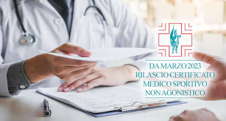 <!--001--> Rilascio certificato medico sportivo non agonistico